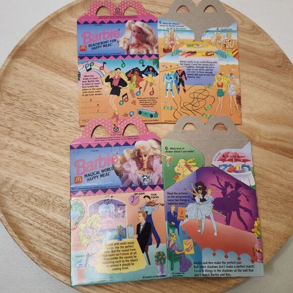 Vintage 1992 McDonald’s Happy Meal Bags & Boxes Lot - Picture 6 of 10